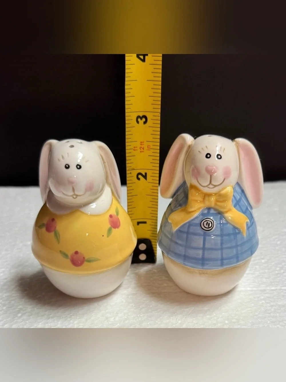 Sandi Gore Charming Bunny Salt and Pepper Shaker Set